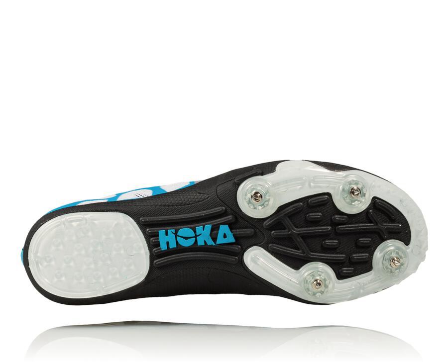 Spikes Atletismo Hoka One One Feminino Branco/Azuis - Rocket X - 356-BIZRCS